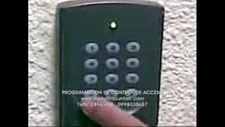 PROGRAMACION DE CONTROL DE ACCESO