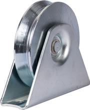 RUEDA GALVANIZADA CON BASE