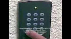 PROGRAMACION DE CONTROL DE ACCESO