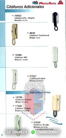 Repuestos y Accesorios: Far Fisa:  >CITOFONOS